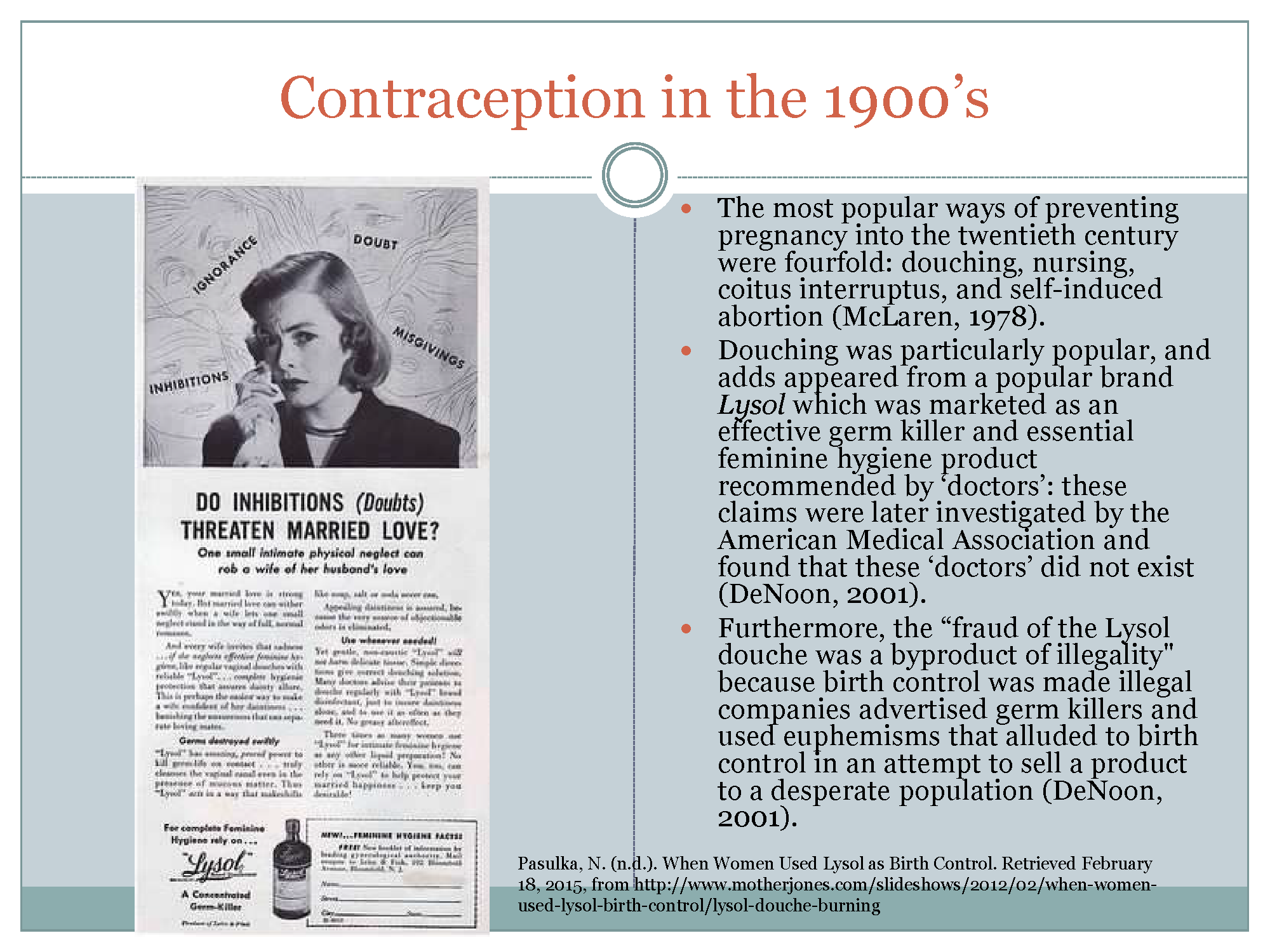 Presentation slide from one of James Daschuk's students. Presentation slide from one of James Daschuk's students.